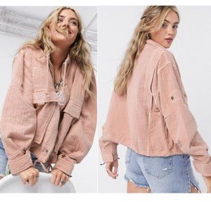 Free People Eyes On You Surplus Jacket